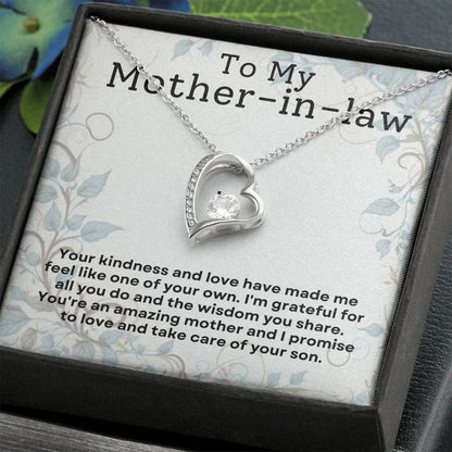 To My Mother In Law-Kindness & Love-Endless Love Necklace