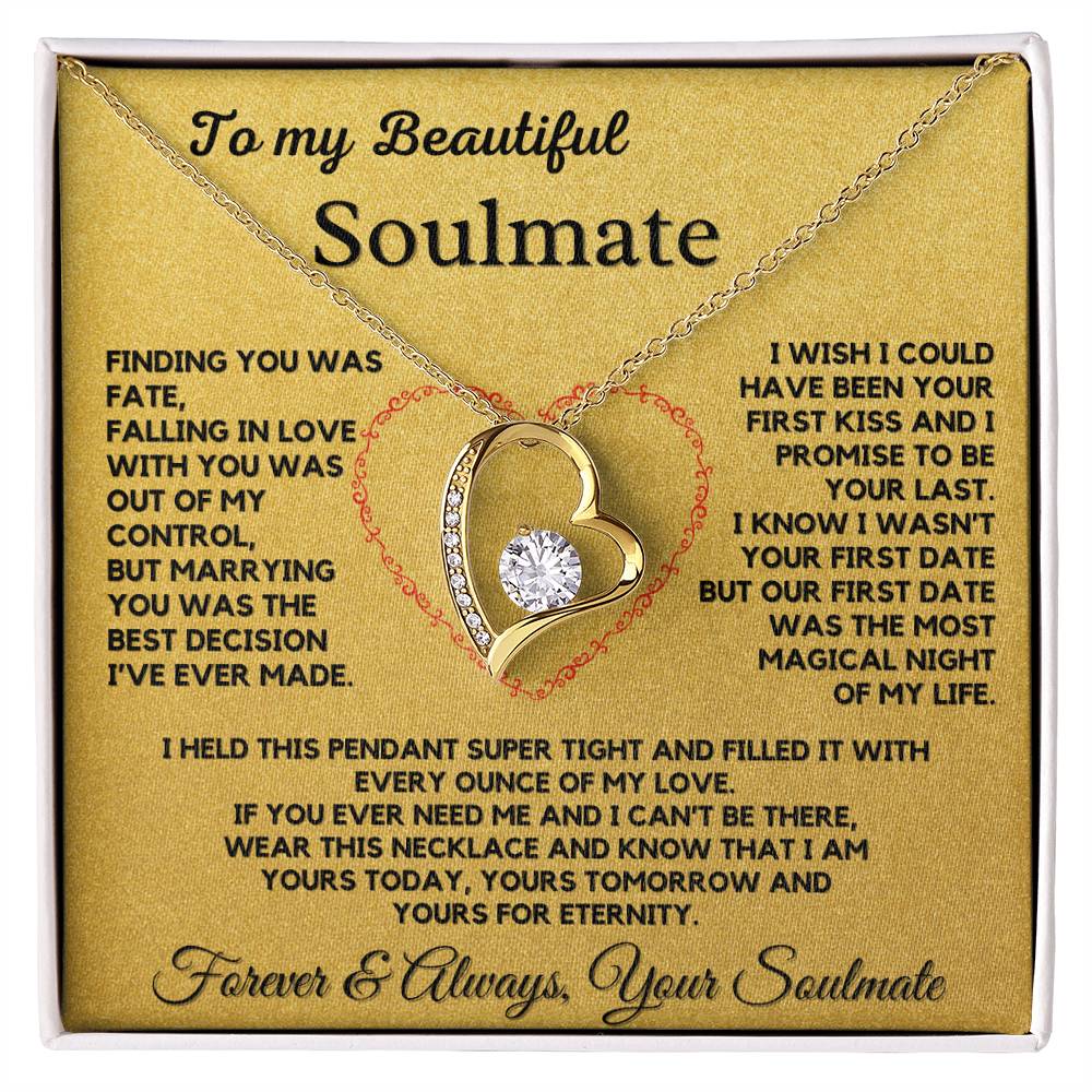 Forever Love Necklace-To My Soulmate