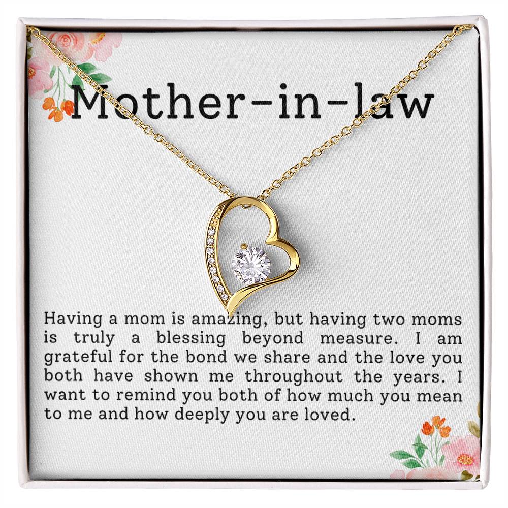 The Bond We Share-Endless Love Necklace-For Mother-In-Law