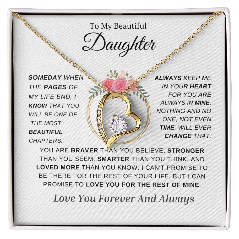 (ALMOST SOLD OUT) Braver Than You Believe-Daughter Necklace