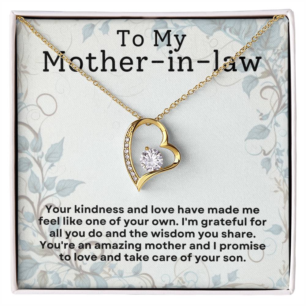 To My Mother In Law-Kindness & Love-Endless Love Necklace