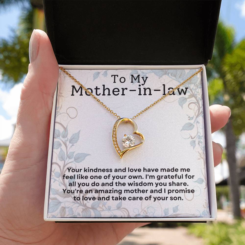 To My Mother In Law-Kindness & Love-Endless Love Necklace