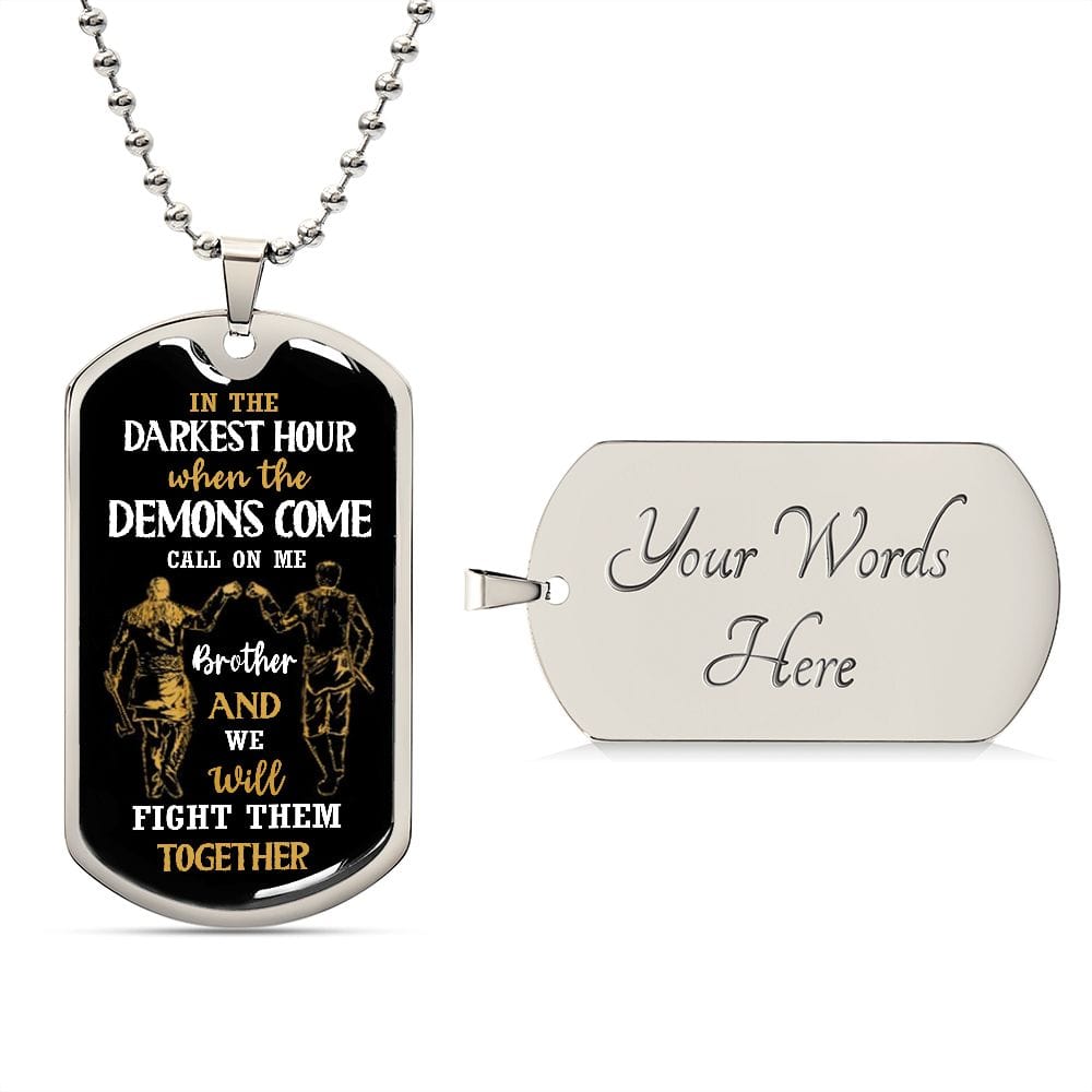 Military dog Tag Darkest Hour