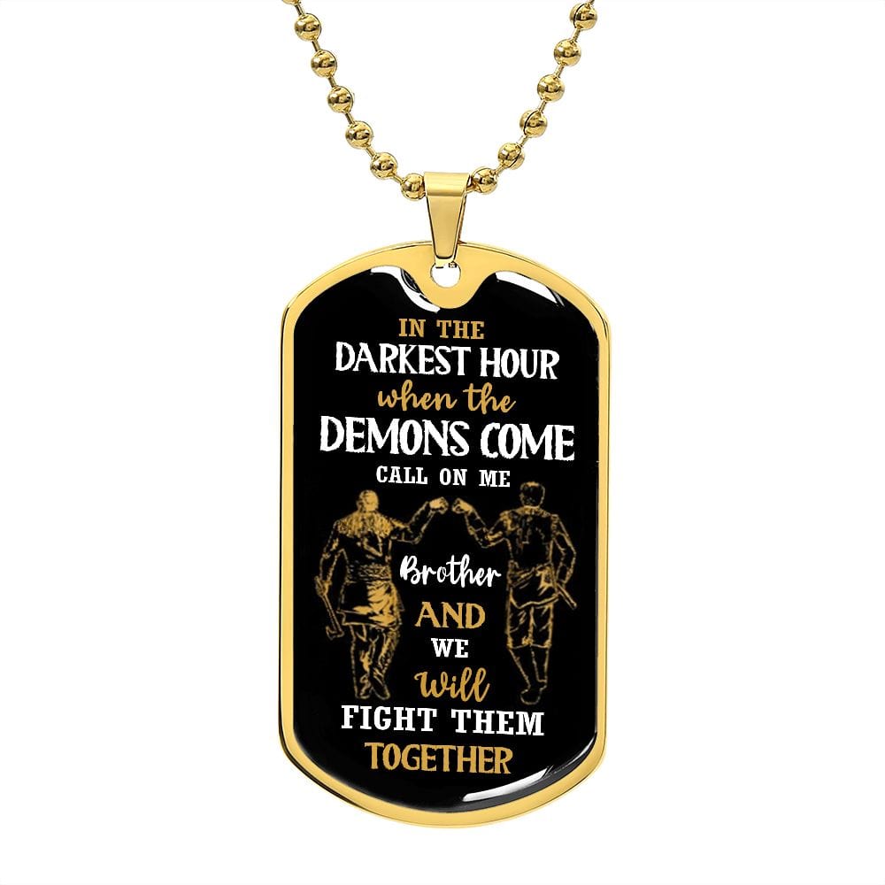 Military dog Tag Darkest Hour