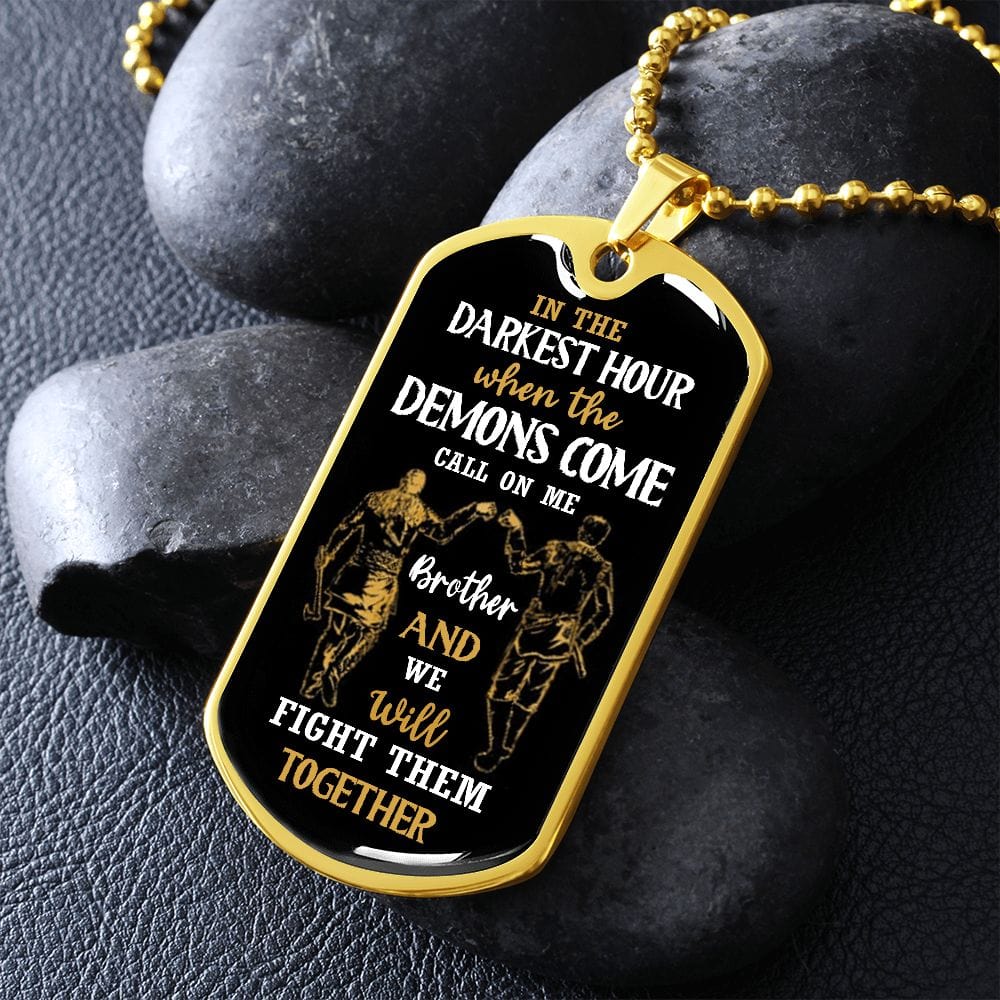 Military dog Tag Darkest Hour