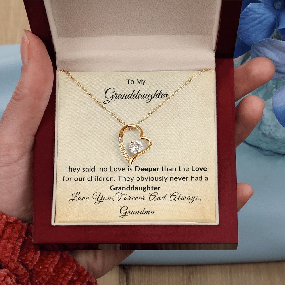 Forever Love Necklace-Granddaughter- Grandma