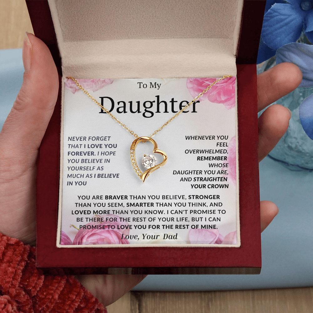 Forever Love Necklace For My Daughter- Dad