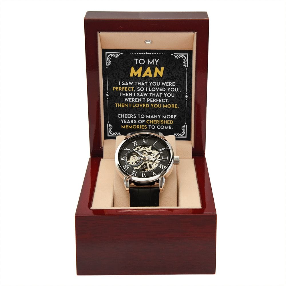 To My Man-Openwork Watch