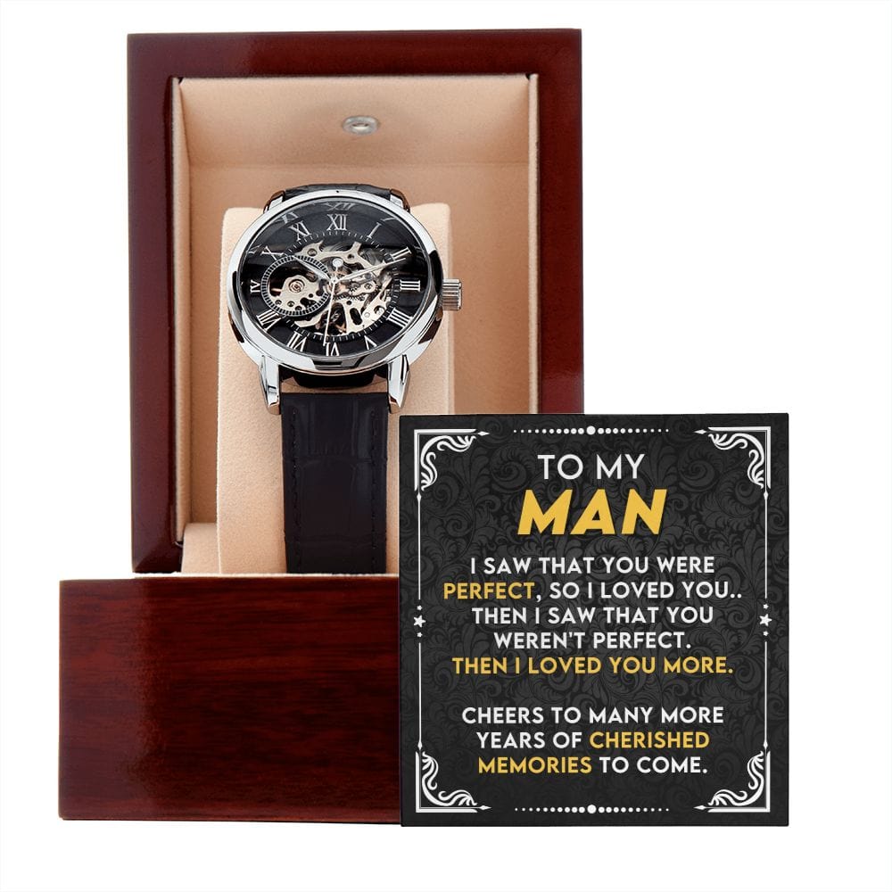 To My Man-Openwork Watch