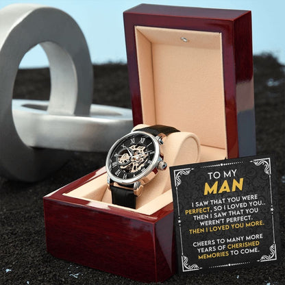 To My Man-Openwork Watch