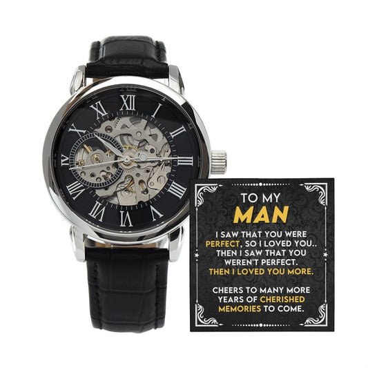 To My Man-Openwork Watch