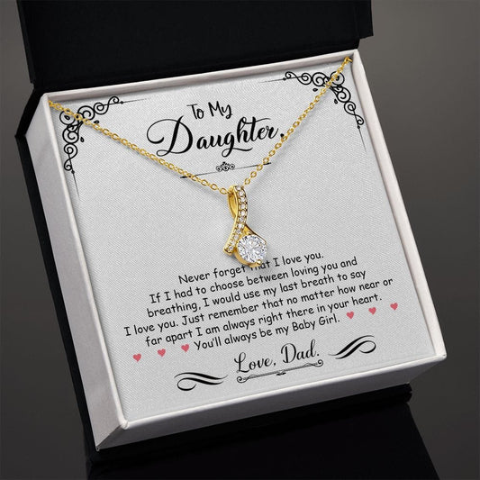 To My Daughter - Alluring Beauty Necklace