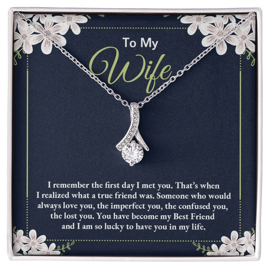 To My Wife, I Remember the First Day I Met You-Alluring Beauty Necklace