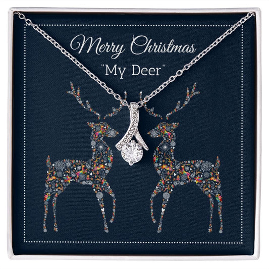 Merry Christmas My Deer -Alluring Beauty Necklace