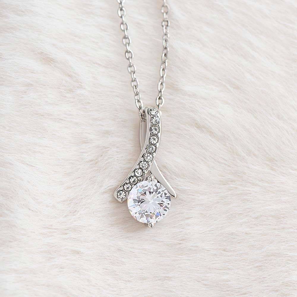 To My Soulmate,  Each Time I Think Of You- Alluring Beauty Necklace