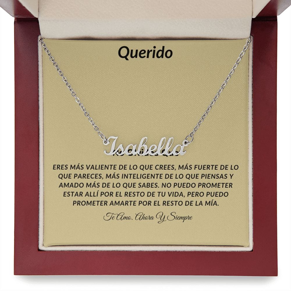 Querido Hijo Cadena Con Nombre Personalizado- Elija El Nombre. Unisex