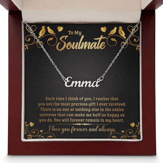 Personalized Name Necklace-Soulmate Each Time-