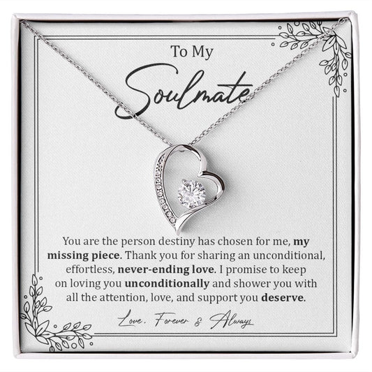 To My Soulmate - Forever Love Necklace