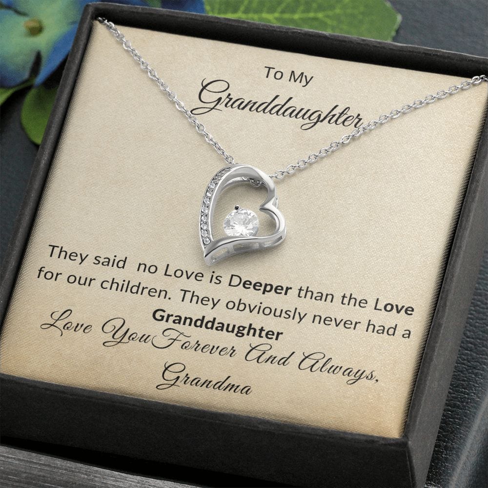 Forever Love Necklace-Granddaughter- Grandma