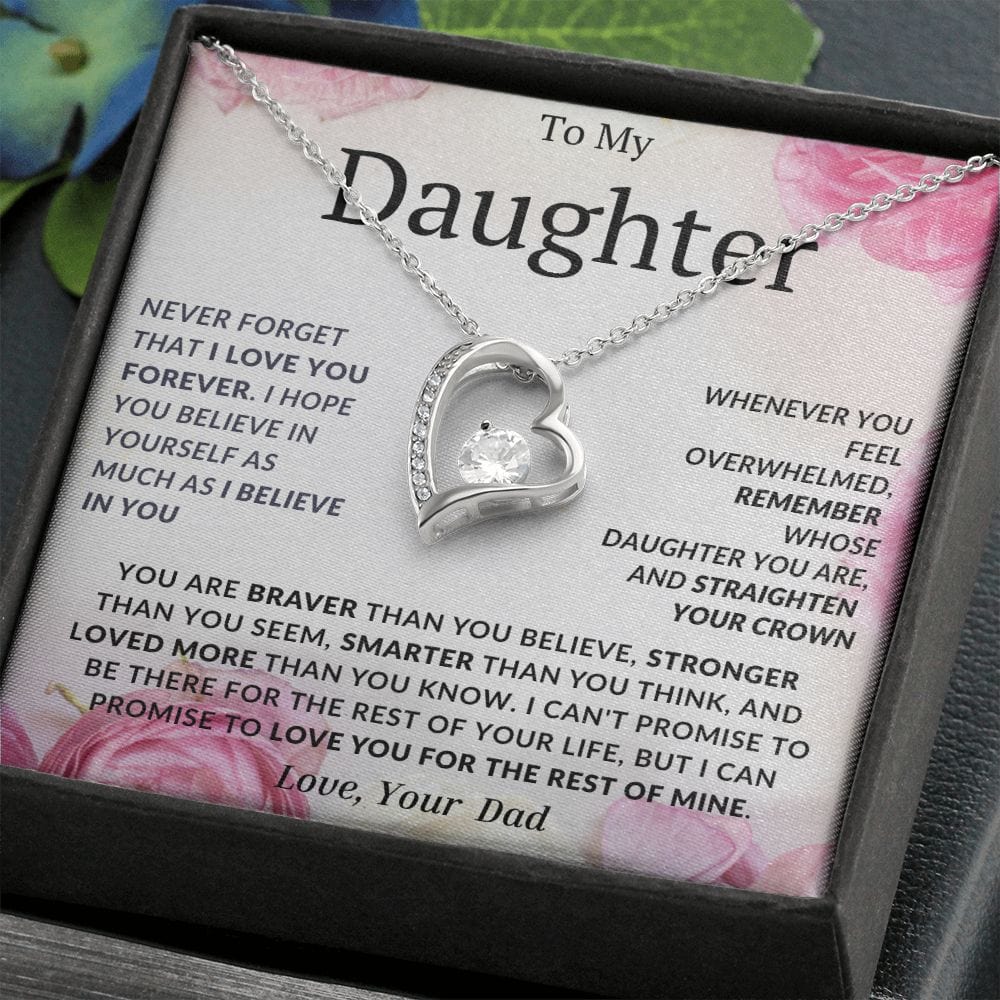 Forever Love Necklace For My Daughter- Dad