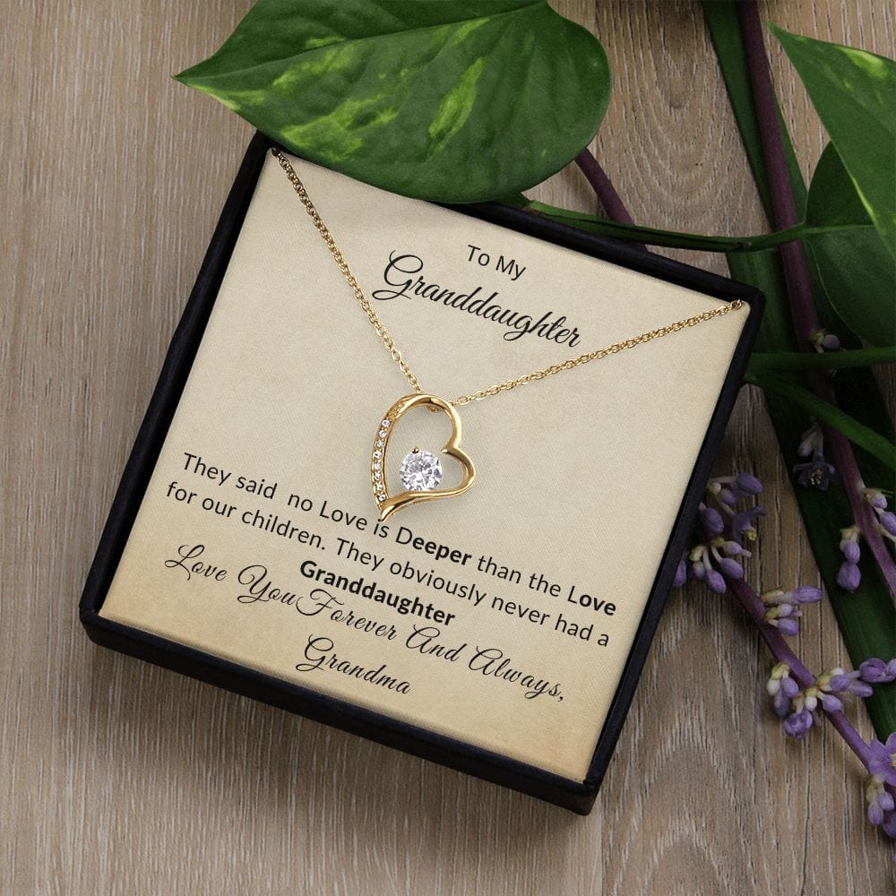 Forever Love Necklace-Granddaughter- Grandma